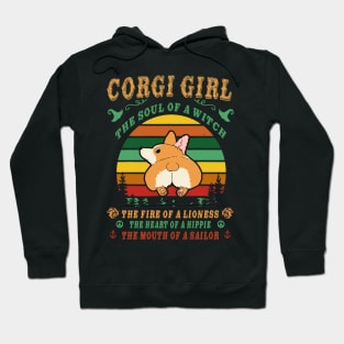 Corgi Girl - Witch - Lioness - Hippie - Sailor (109) Hoodie